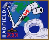 Osobiste logo C. Hadfielda w locie STS-100