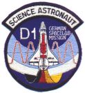 Osobiste logo Niemców w locie Spacelab D1