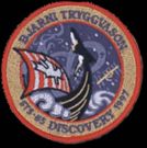 Osobiste logo B. Tryggvasona w locie STS-85