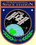 Międzynarodowa Stacja
                  Kosmiczna - plakietka projektu